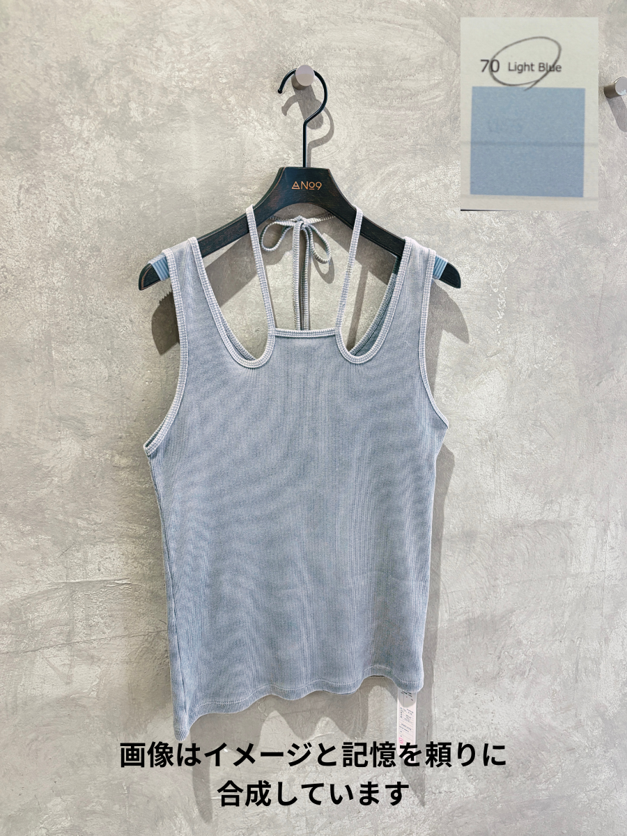 #勝ち確【予約⚡︎販売】ホルターデザインノースリーブ／VERSEAU