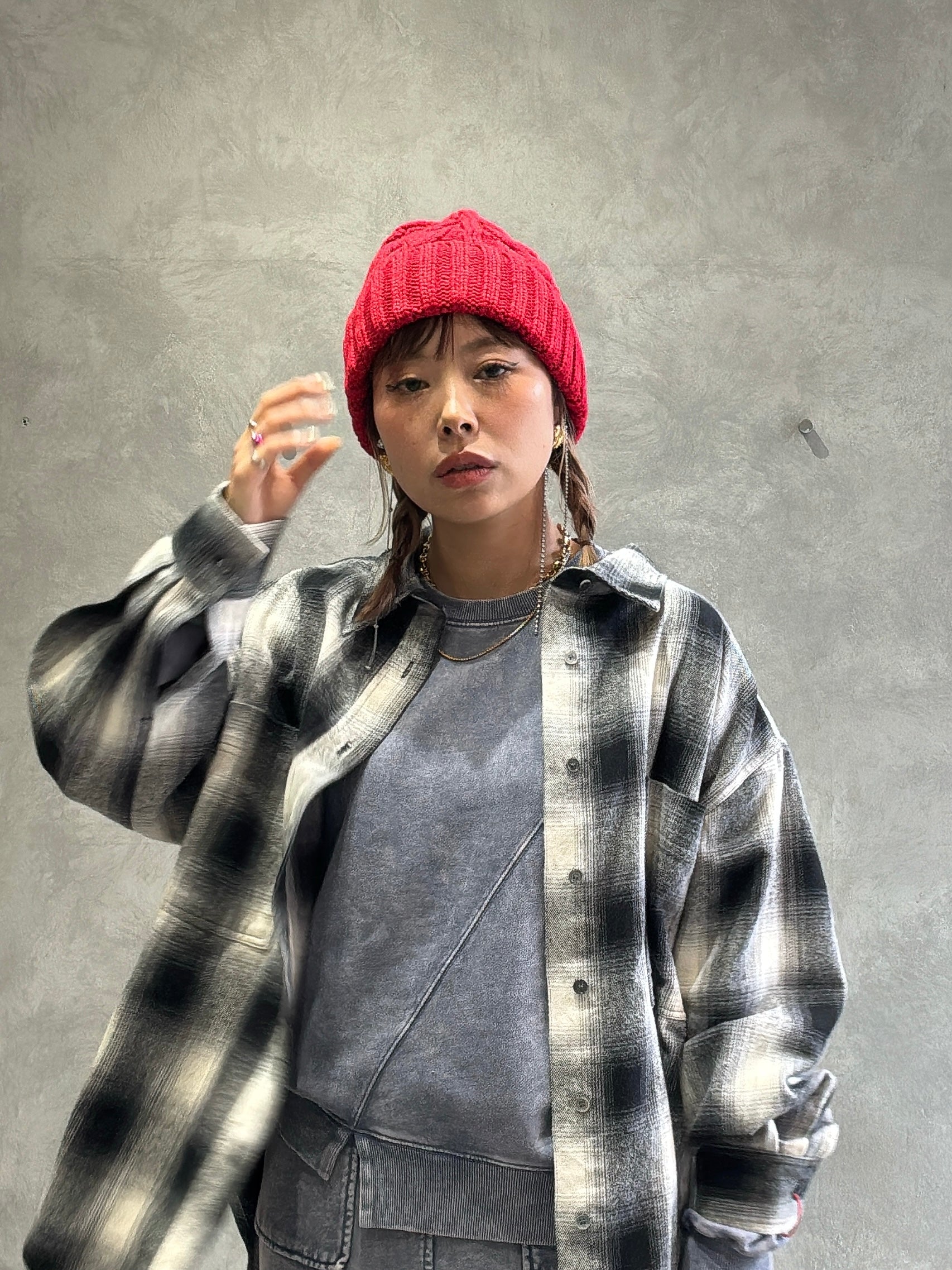 ゆるフィットニットキャップ