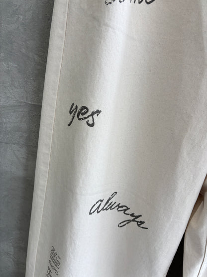 【再入荷】プリントチノパン／LE MÉLANGE