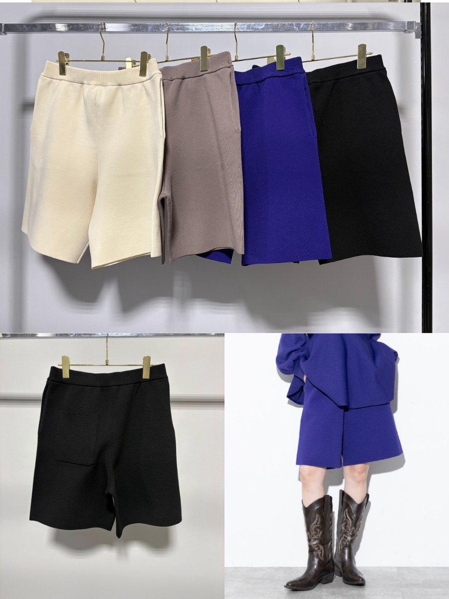 【予約⚡︎販売】ニットショートパンツ／MG PT-26139-A／MARGAUX VINTAGE／2026 AW＃2
