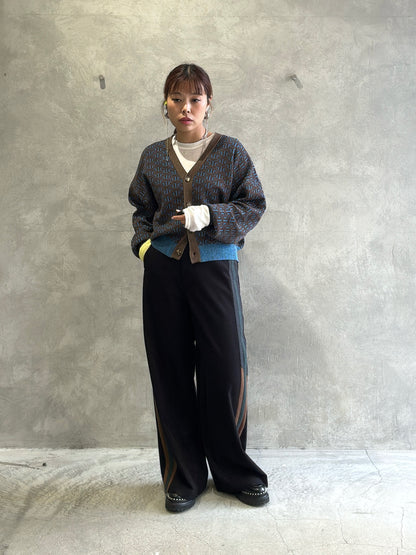 サイドラインワイドパンツ／Anna Kerry