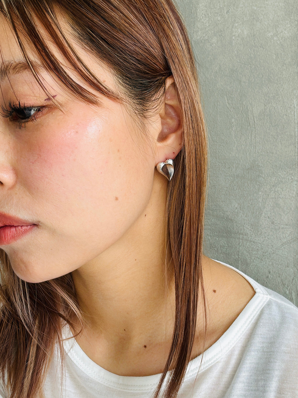 【予約販売】ソリッドハートピアス