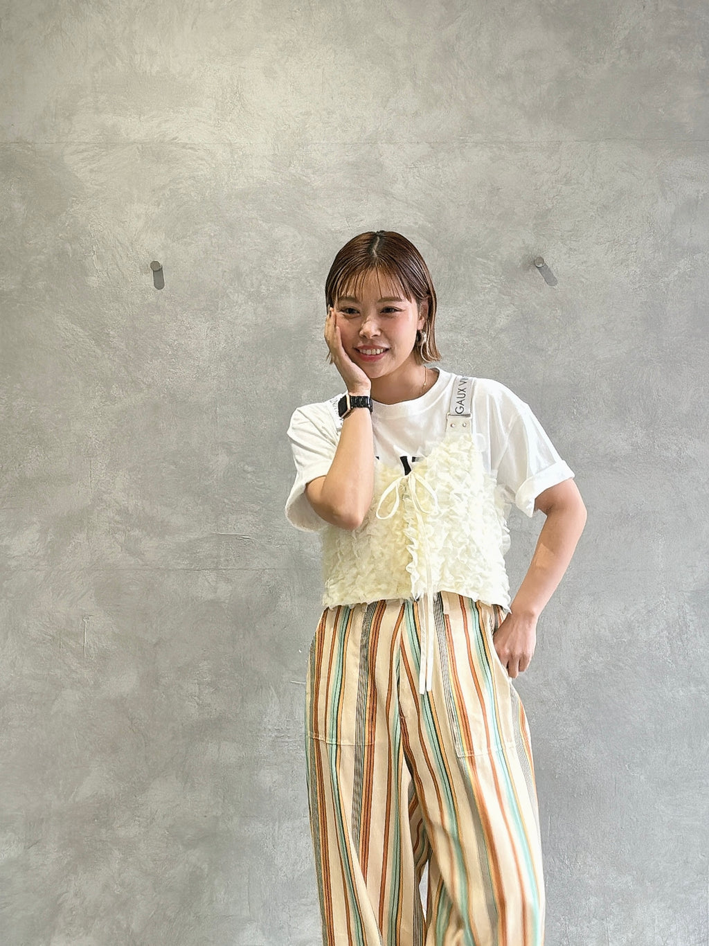 フリルショートビスチェ／AC-26060-S／MARGAUX VINTAGE／2026 SS#2