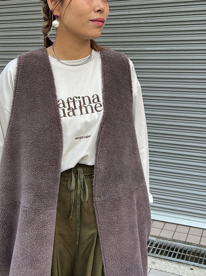 刺繍ロゴカットソー／Anna Kerry