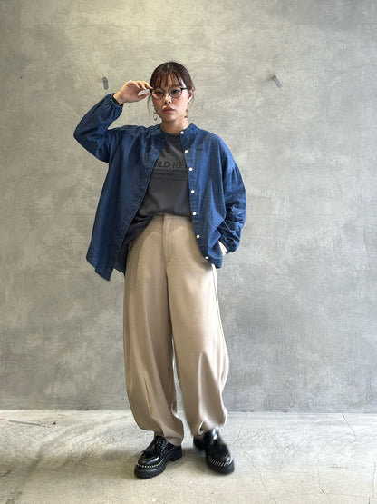 ロゴプリントさらさらロンT／Anna Kerry