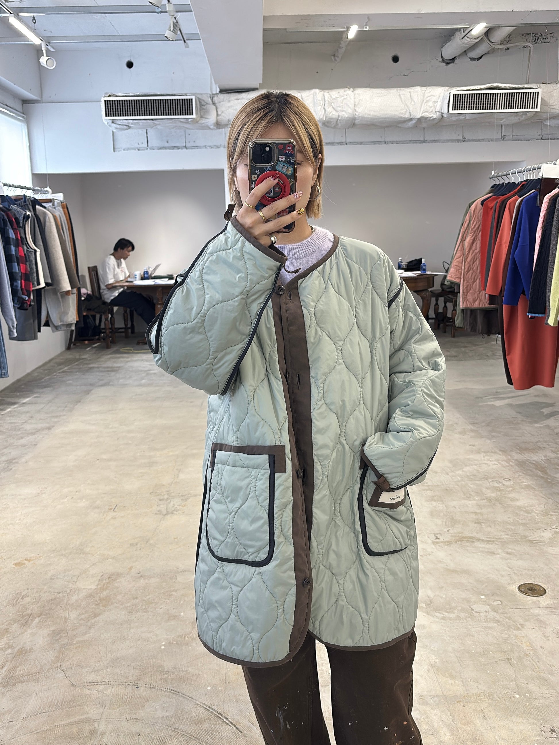 【予約⚡︎販売】リバーシブルキルティングライナー／8653902／LE MÉLANGE／2026 AW #2