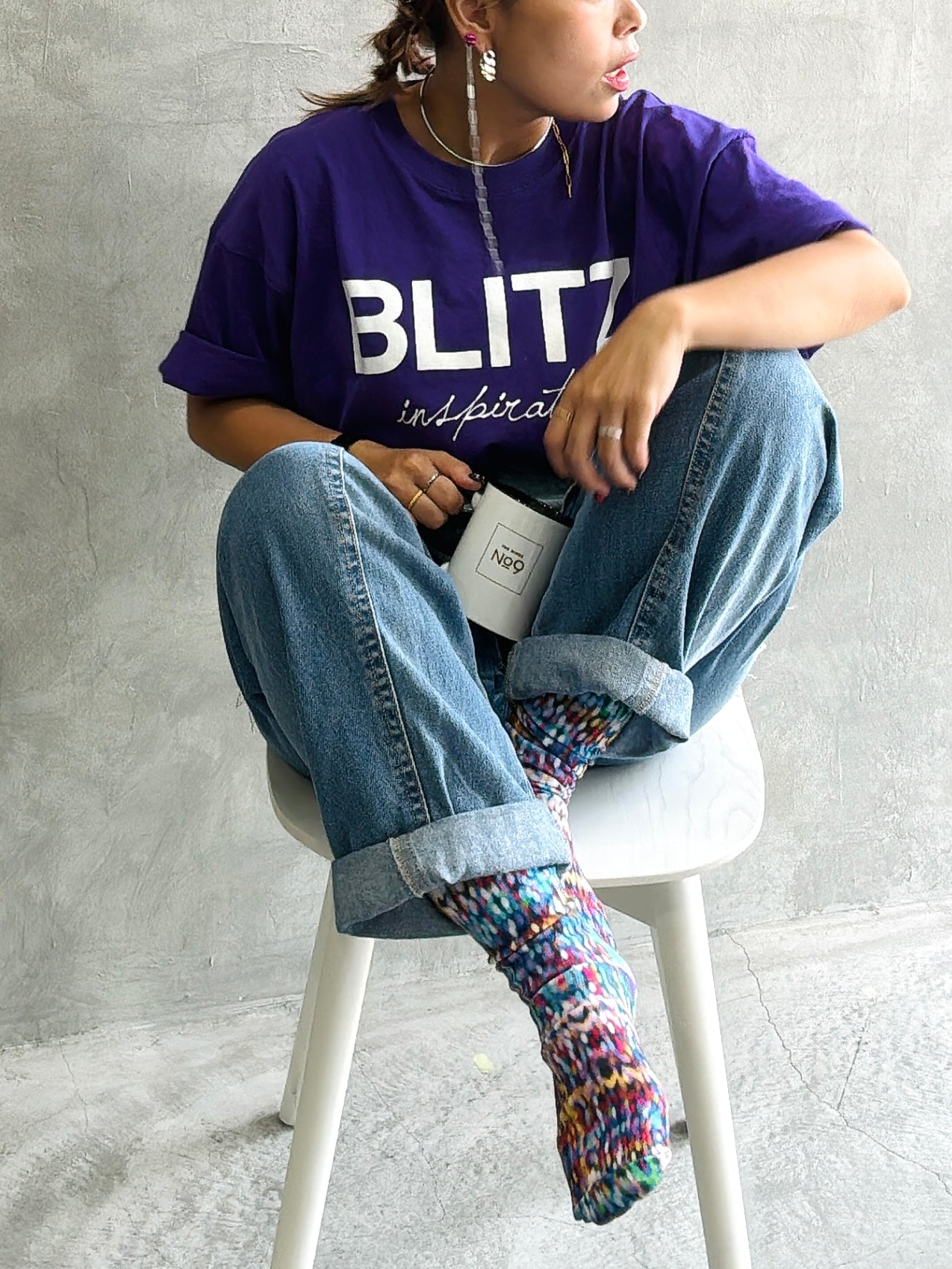 総柄ソックス/No.9バイイングシリーズ