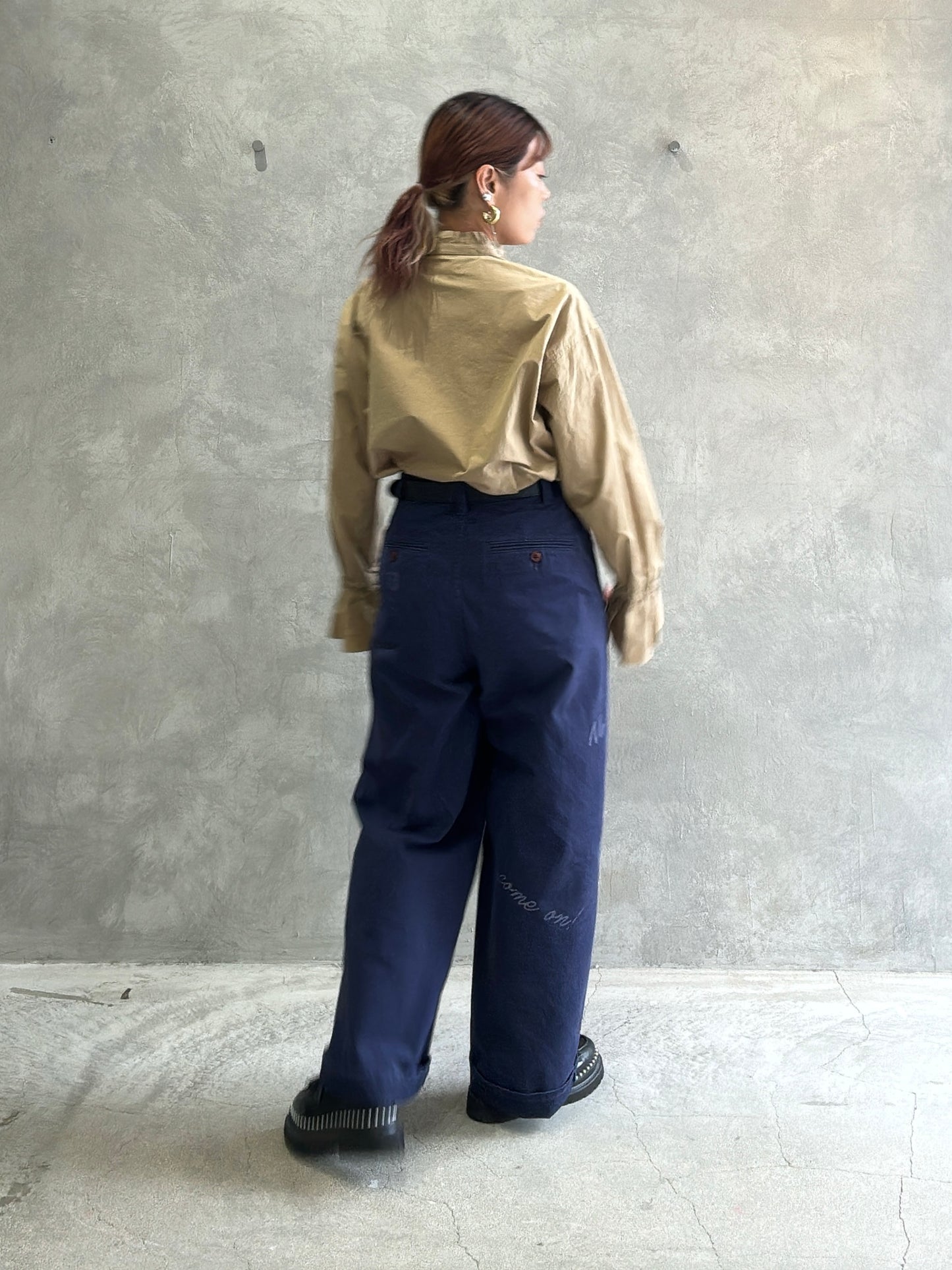 【再入荷】プリントチノパン／LE MÉLANGE