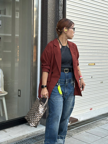 リラックスシルエットジャケット／LHELBIE