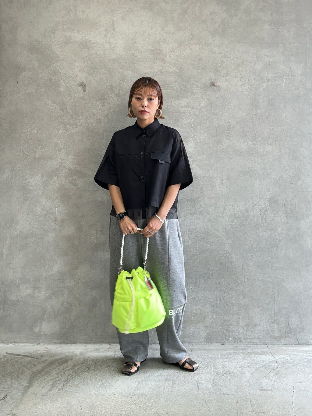メッシュドッキングブラウス／MARECHAL TERRE