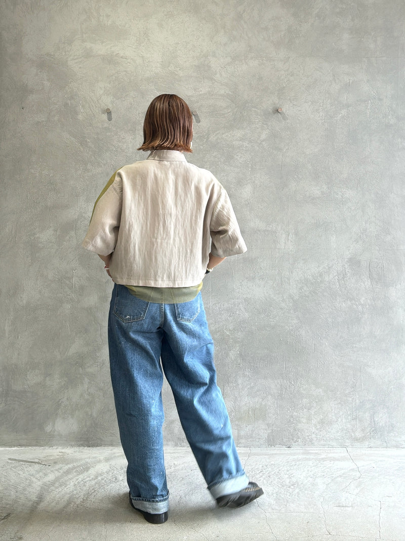 メッシュドッキングブラウス／MARECHAL TERRE