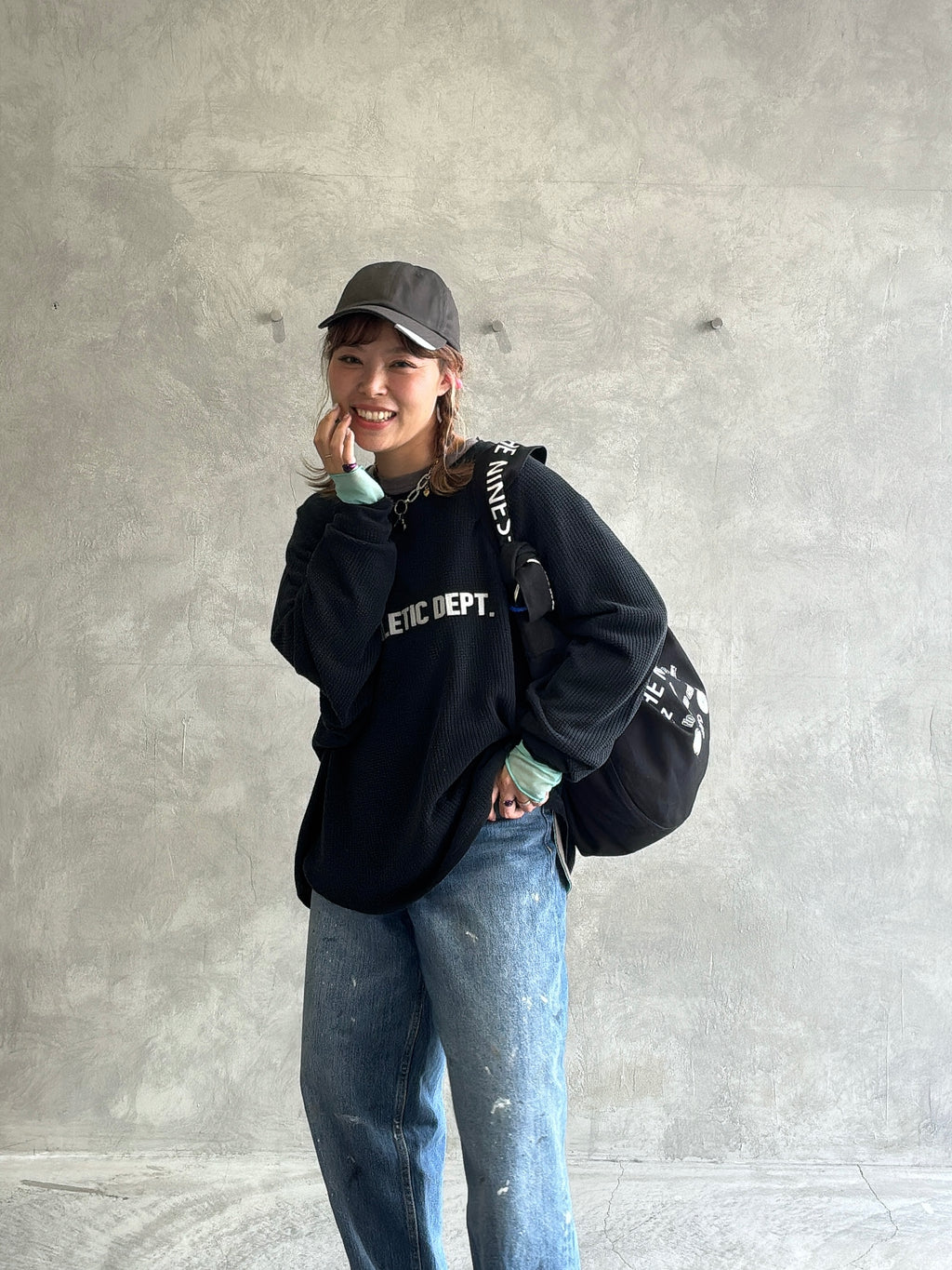 ワッフルドルマンロンT／flamingo firm