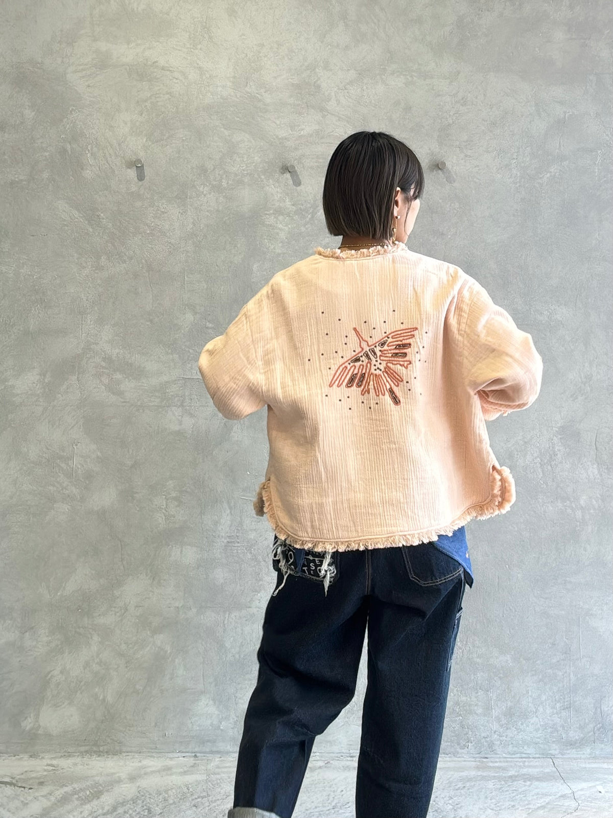 刺繍クルーネックジャケット／#8643804／LE MÉLANGE／2026 AW #1