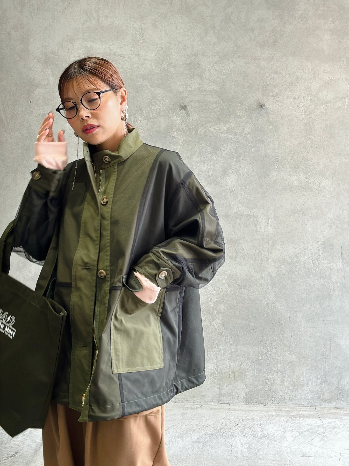 チュールドッキングジャケット／Dignite collier