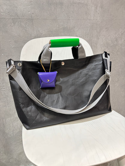 【予約販売】グレー×ブラック（本体：ブラック）／FACTORY OMOTO／BASIC TOTE