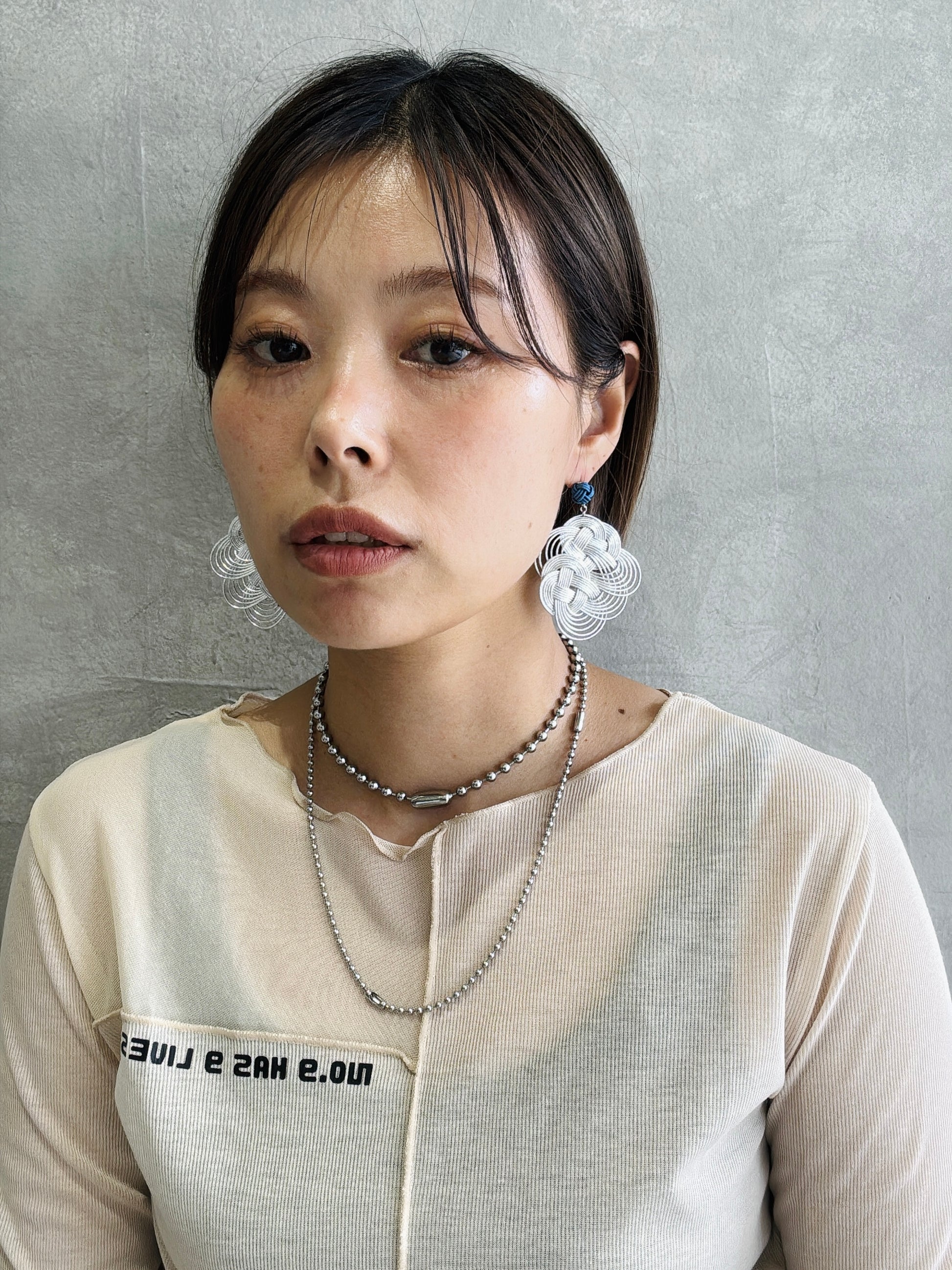 3ミリボールチェーンチョーカー＆ブレスレットセット【ステンレス】／the Nines basic