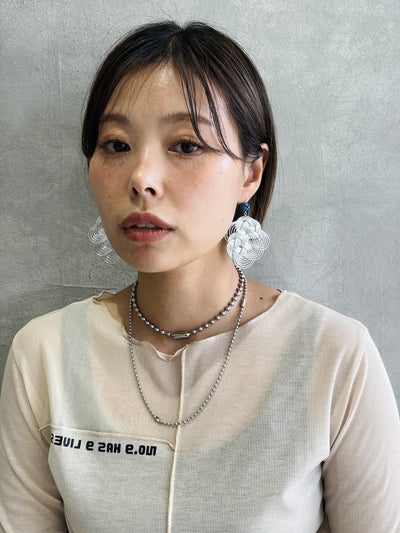 3ミリボールチェーンチョーカー＆ブレスレットセット【ステンレス】／the Nines basic
