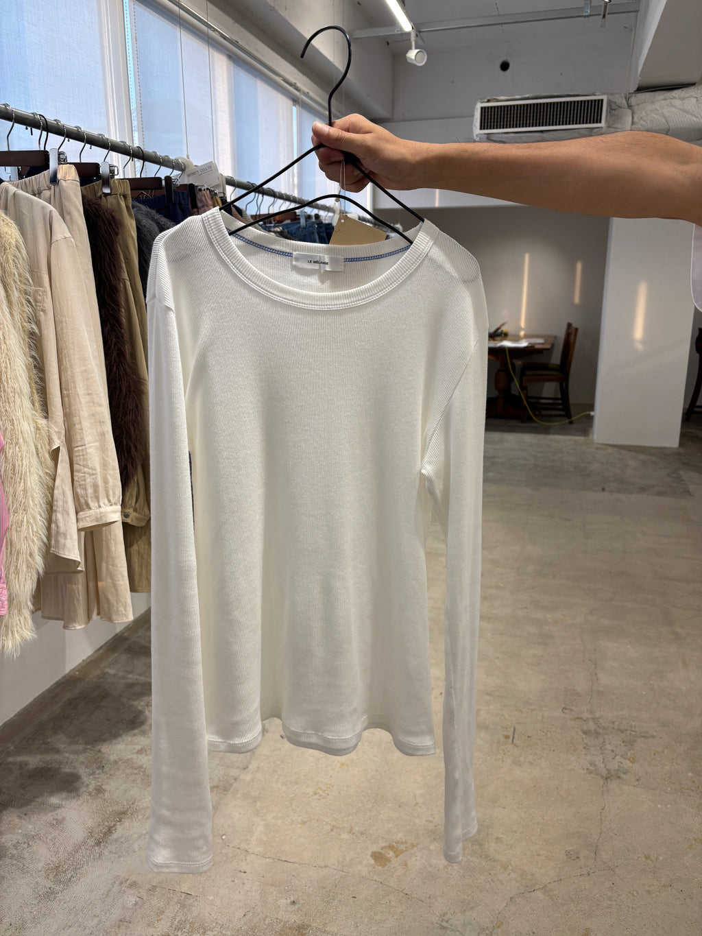 受付終了【予約⚡︎販売】細リブジャージロンT／8651003／LE MÉLANGE／2026 AW #2