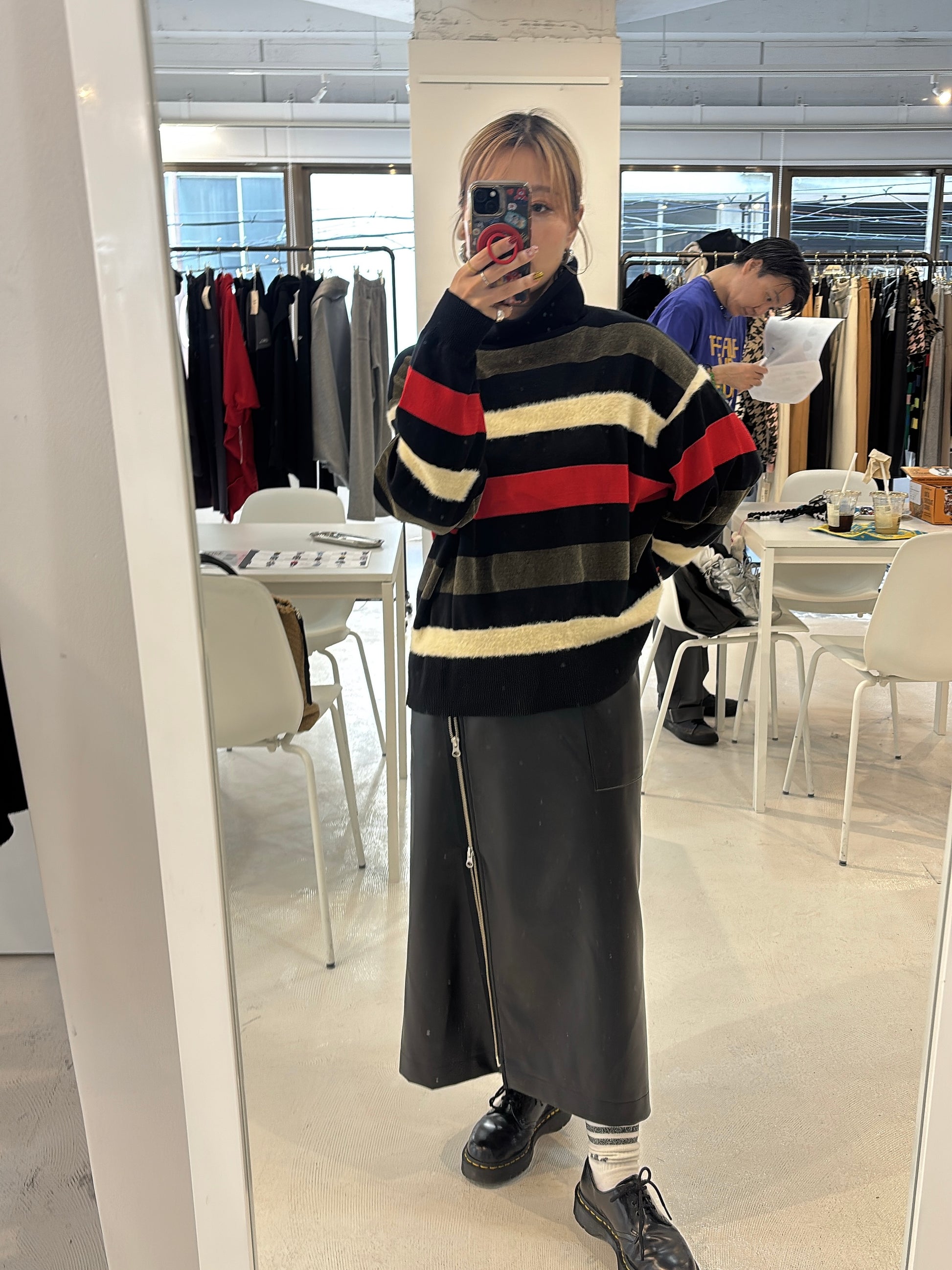【予約⚡︎販売】レザーラップスカート／MG SK-26135-A／MARGAUX VINTAGE／2026 AW＃2
