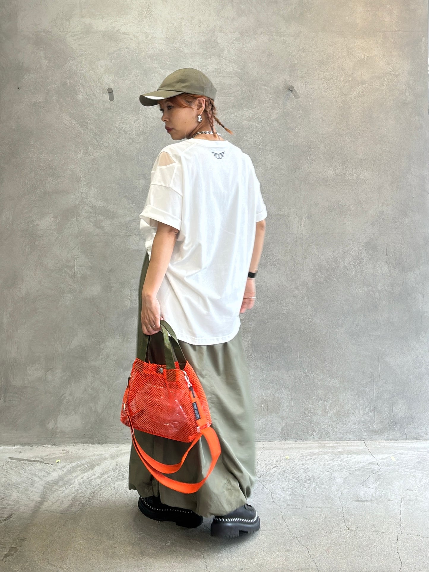 2wayナイロンバルーンスカート