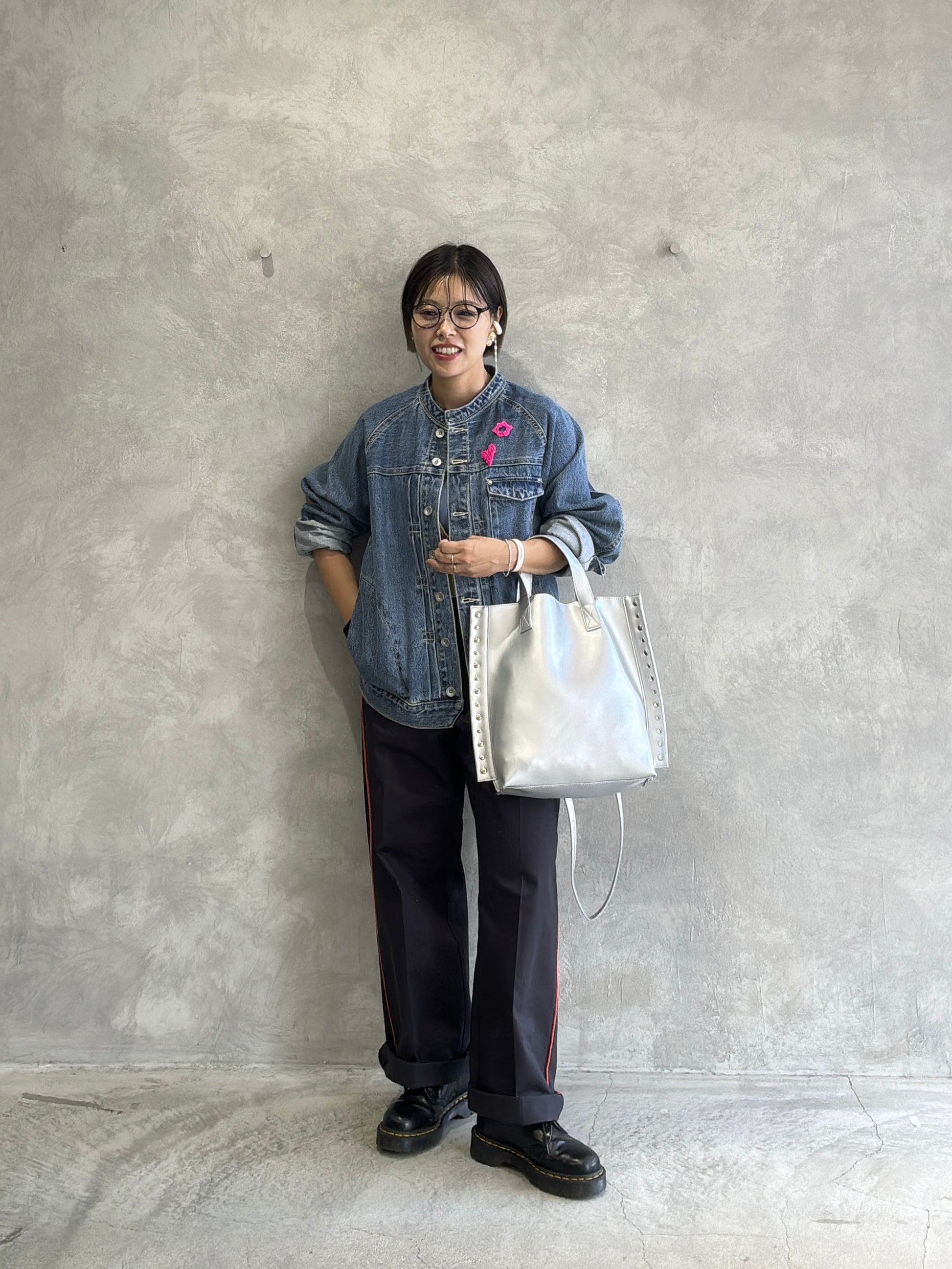 【予約販売】リベット2wayトートバッグ／cheek