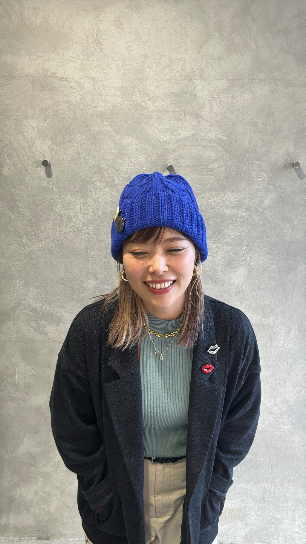 ゆるフィットニットキャップ