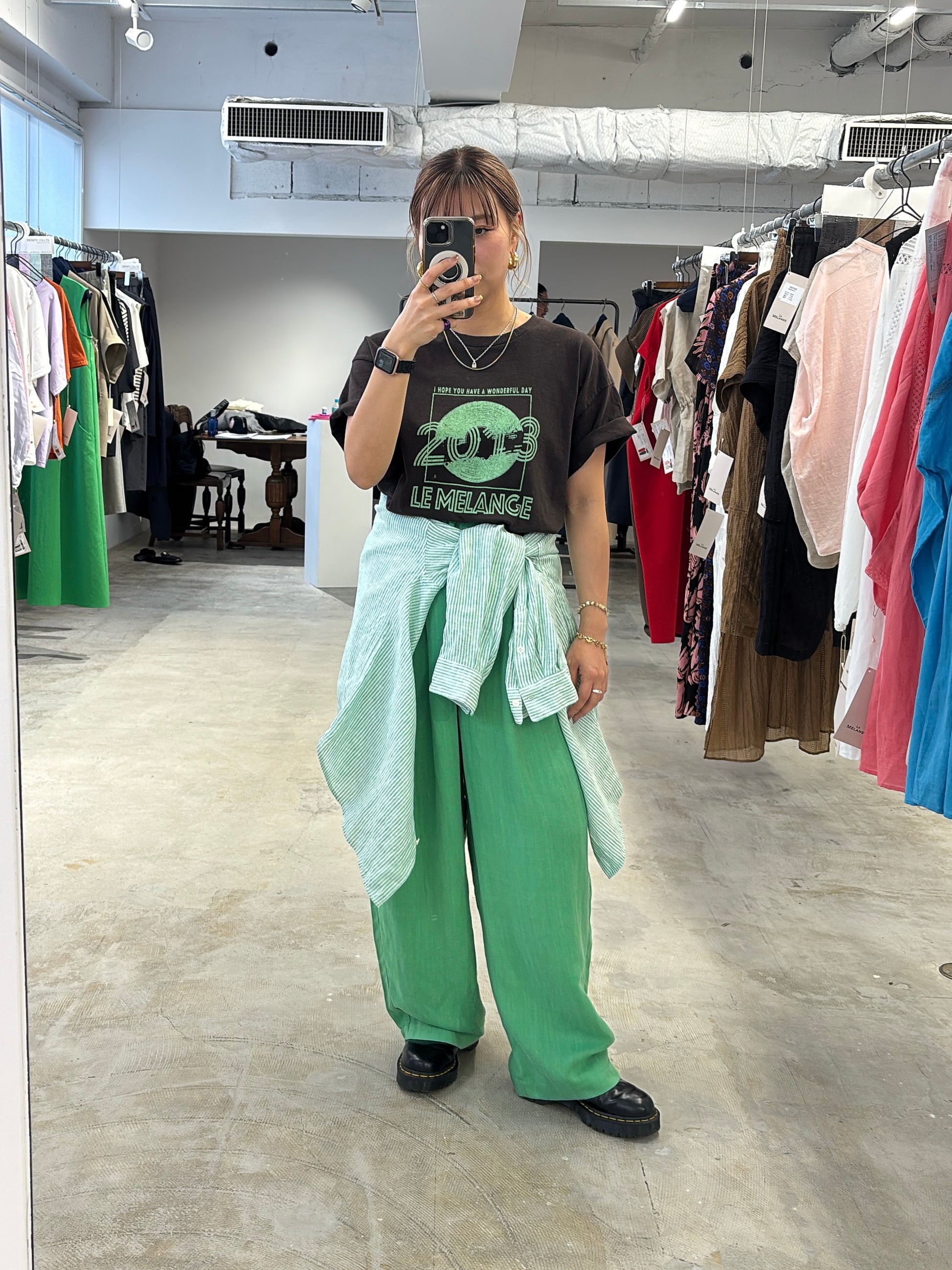 受付終了【予約販売】フレンチリネンシャツ／8623205／LE MÉLANGE／2026 SS#2