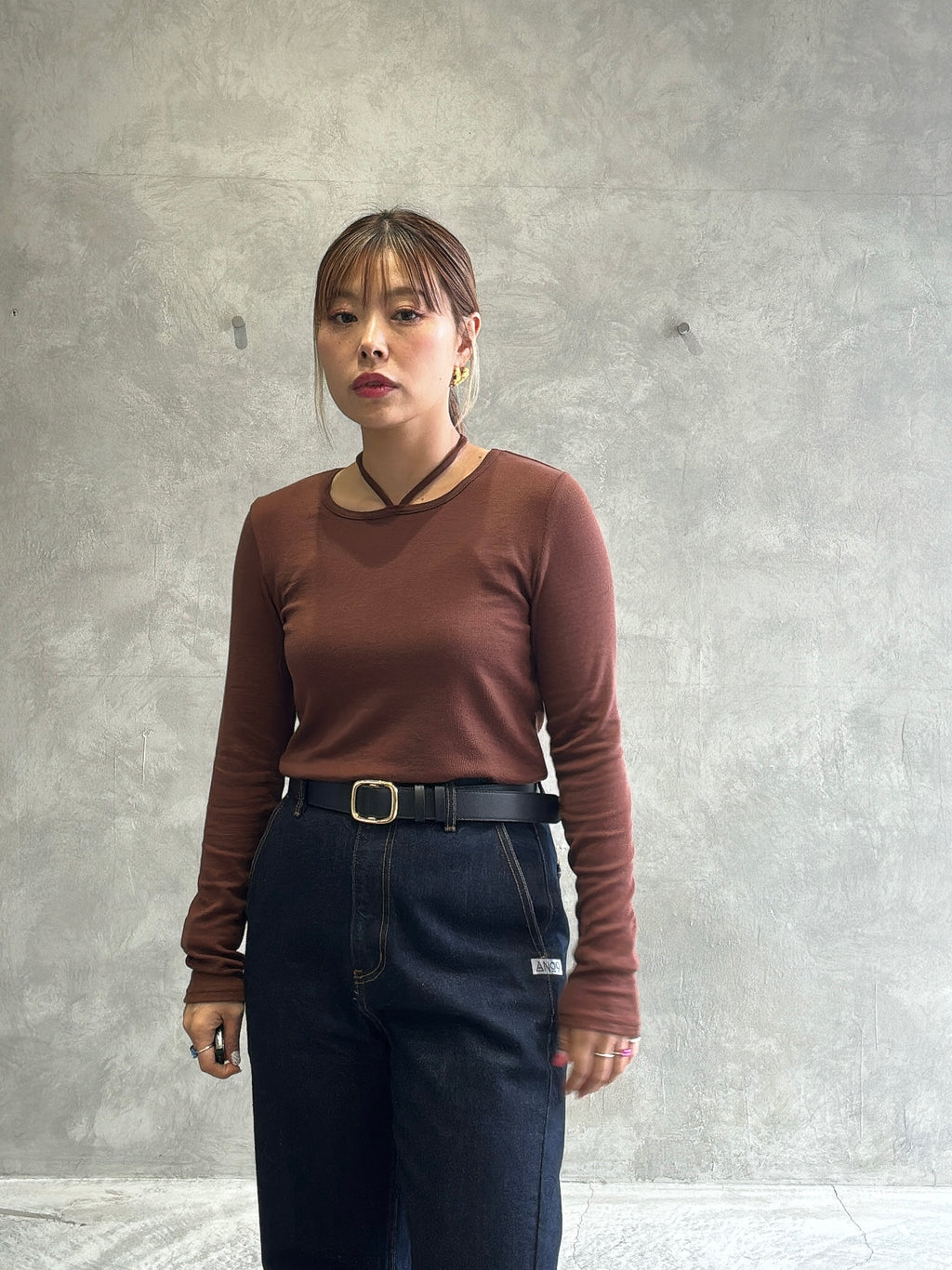 ホルターネックプルオーバー／Dignite collier