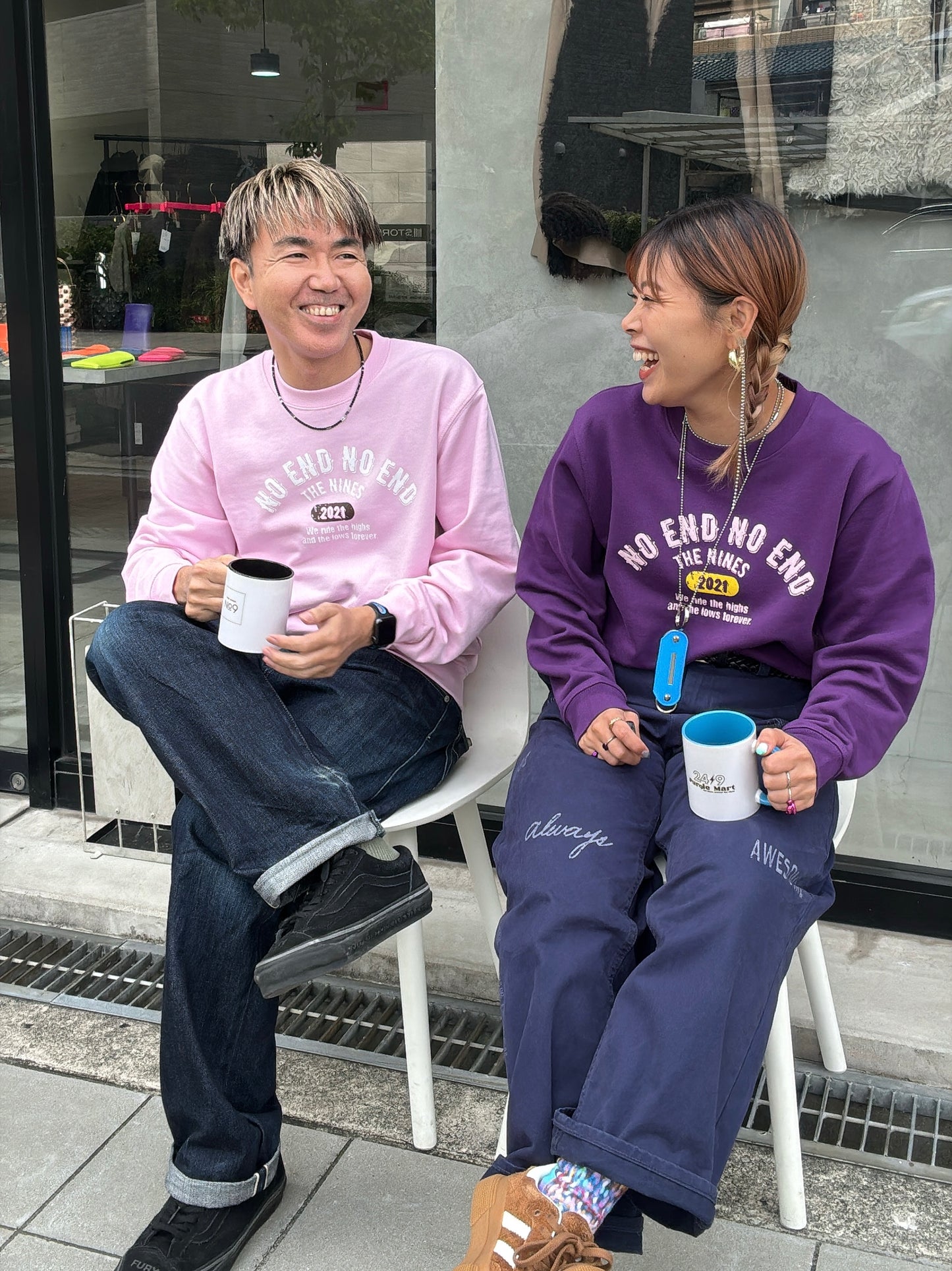 受付終了【予約販売】カレッジデザインスウェット／the Nines