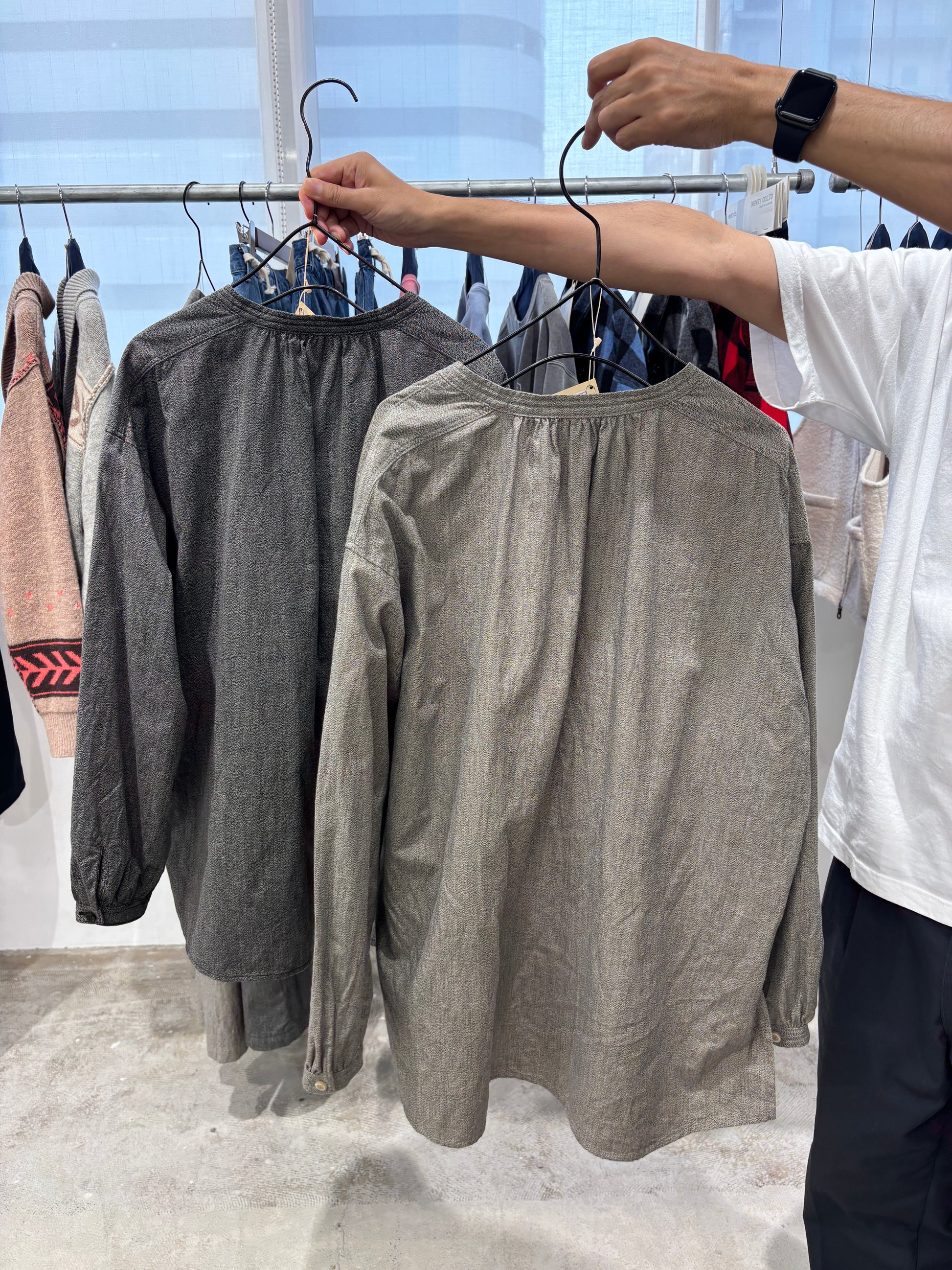 【予約⚡︎販売】杢シャンブレープルオーバーシャツ／8653204／LE MÉLANGE／2026 AW #2