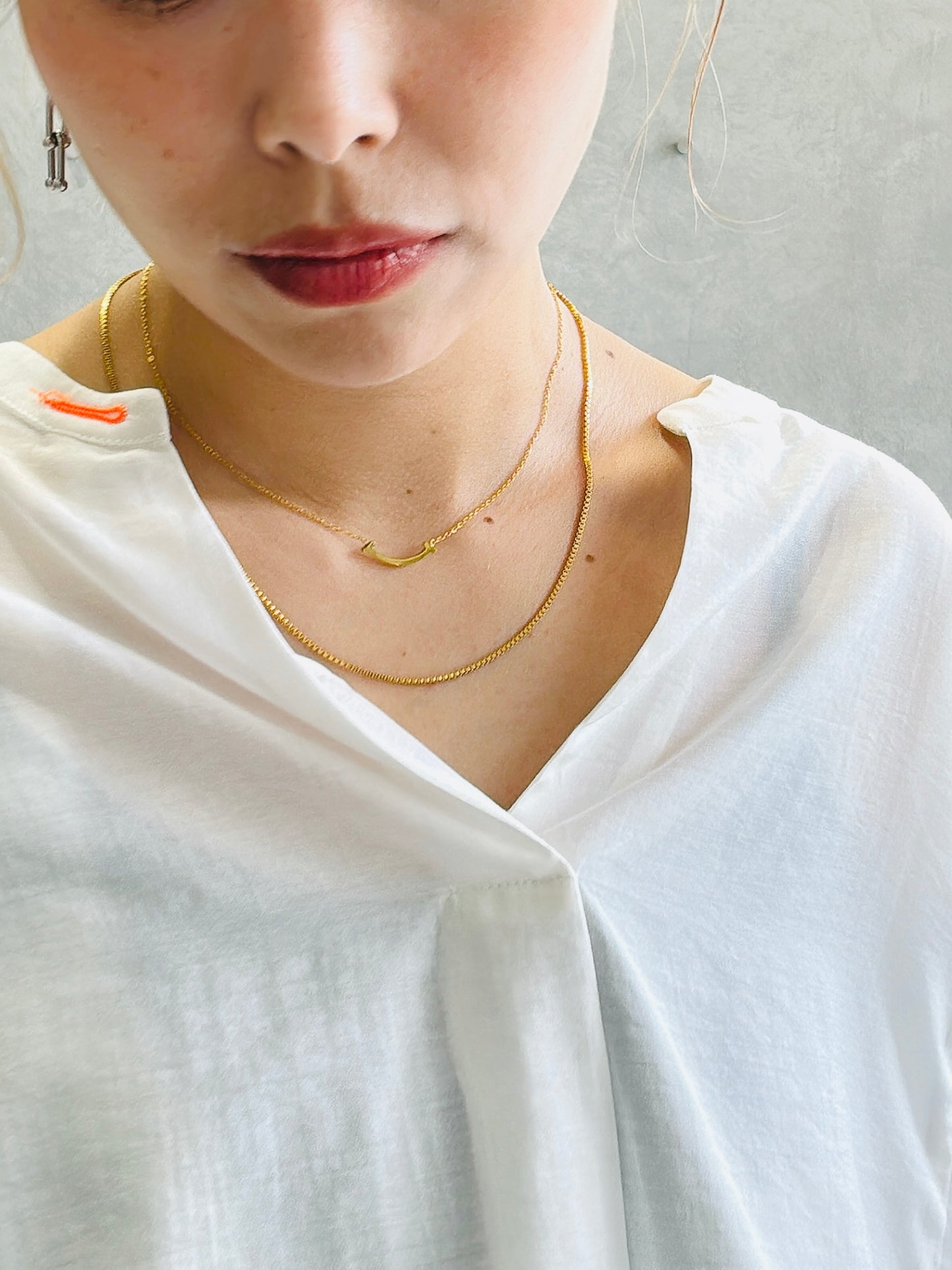 スマイリングマウスネックレス