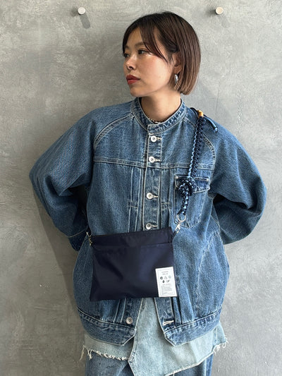 ⭐︎コラボ【予約販売】Denim・デニムカラー／2wayパラコードスマホショルダー／ネオホイップウェーブ／受注生産