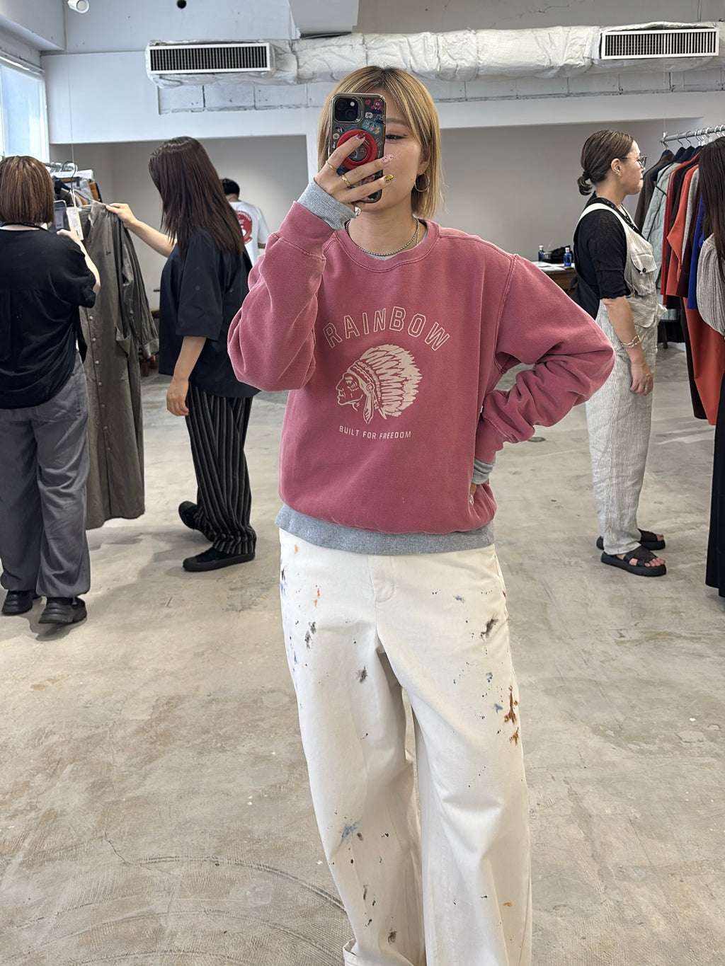 受付終了【予約⚡︎販売】裏起毛フロッキープリントスウェット／8651006／LE MÉLANGE／2026 AW #2
