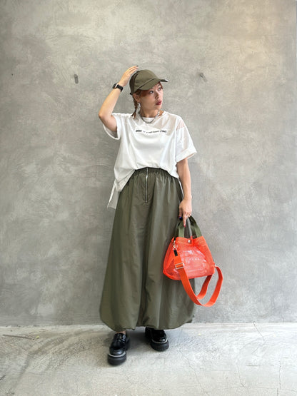 2wayナイロンバルーンスカート