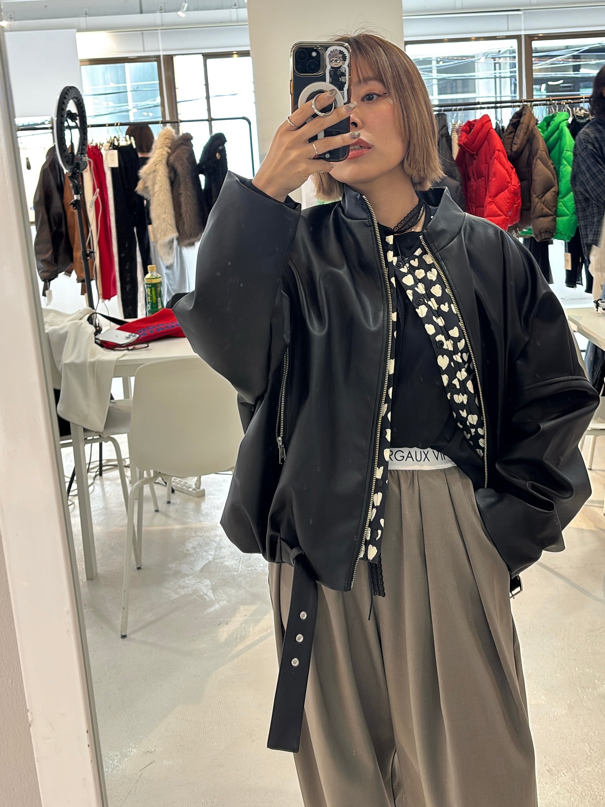 【予約⚡︎販売】レザーライダース／MG JK-26081-A／MARGAUX VINTAGE／2026 AW＃1