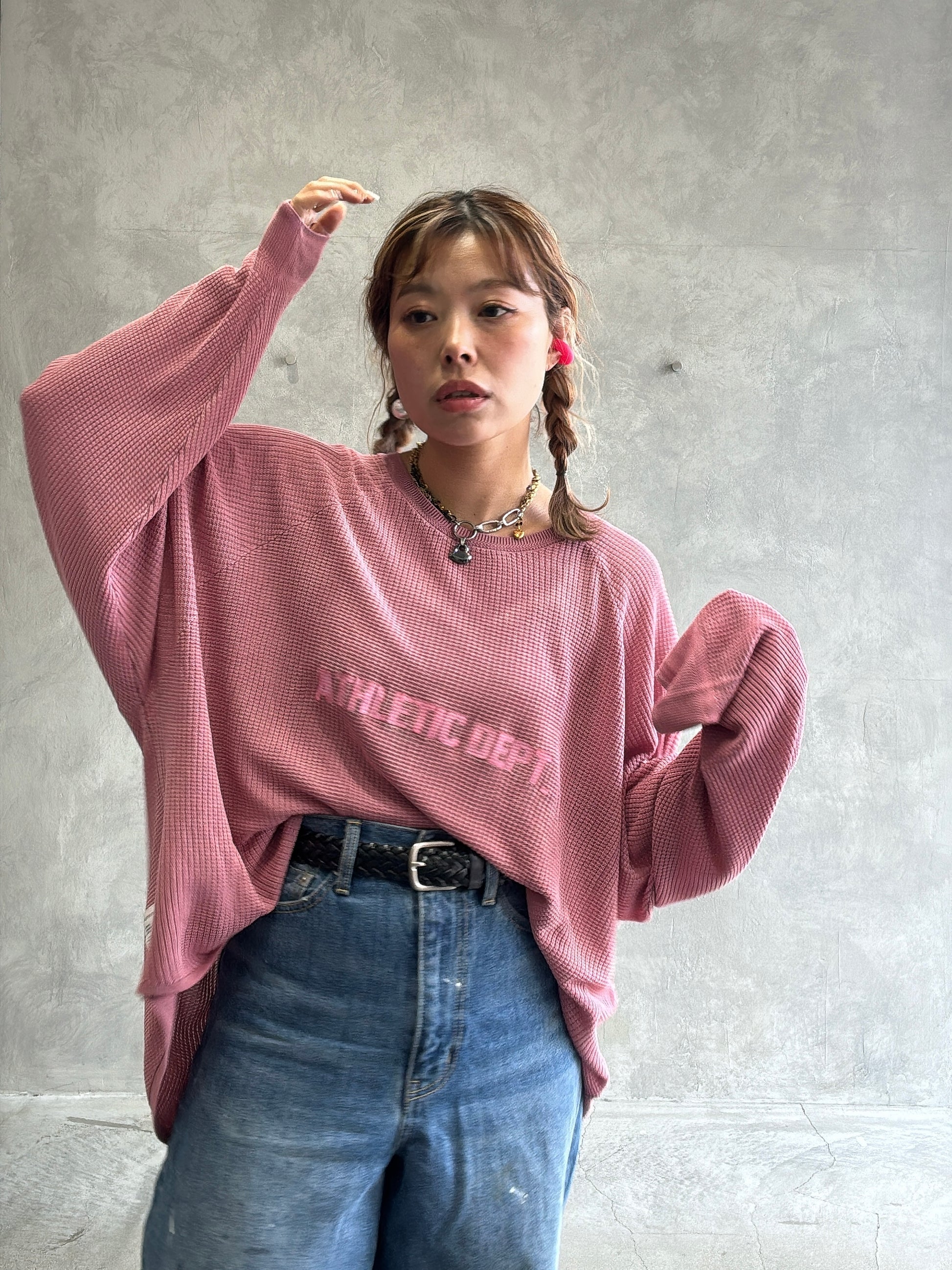 ワッフルドルマンロンT／flamingo firm