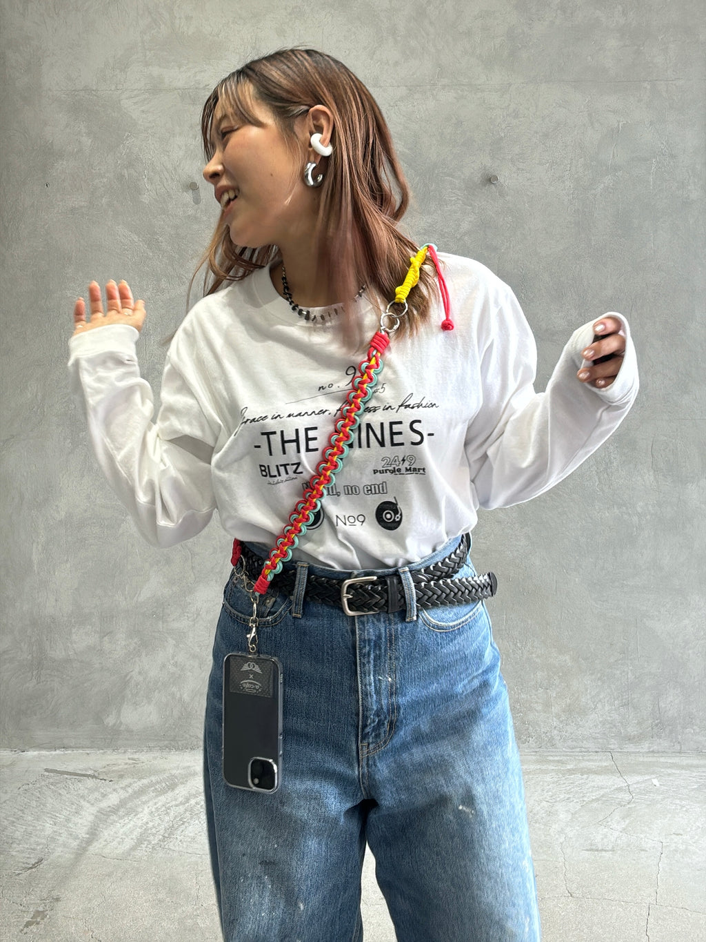 ⭐︎コラボ【予約販売】3wayパラコードスマホショルダー／ホイップウェーブ／受注生産