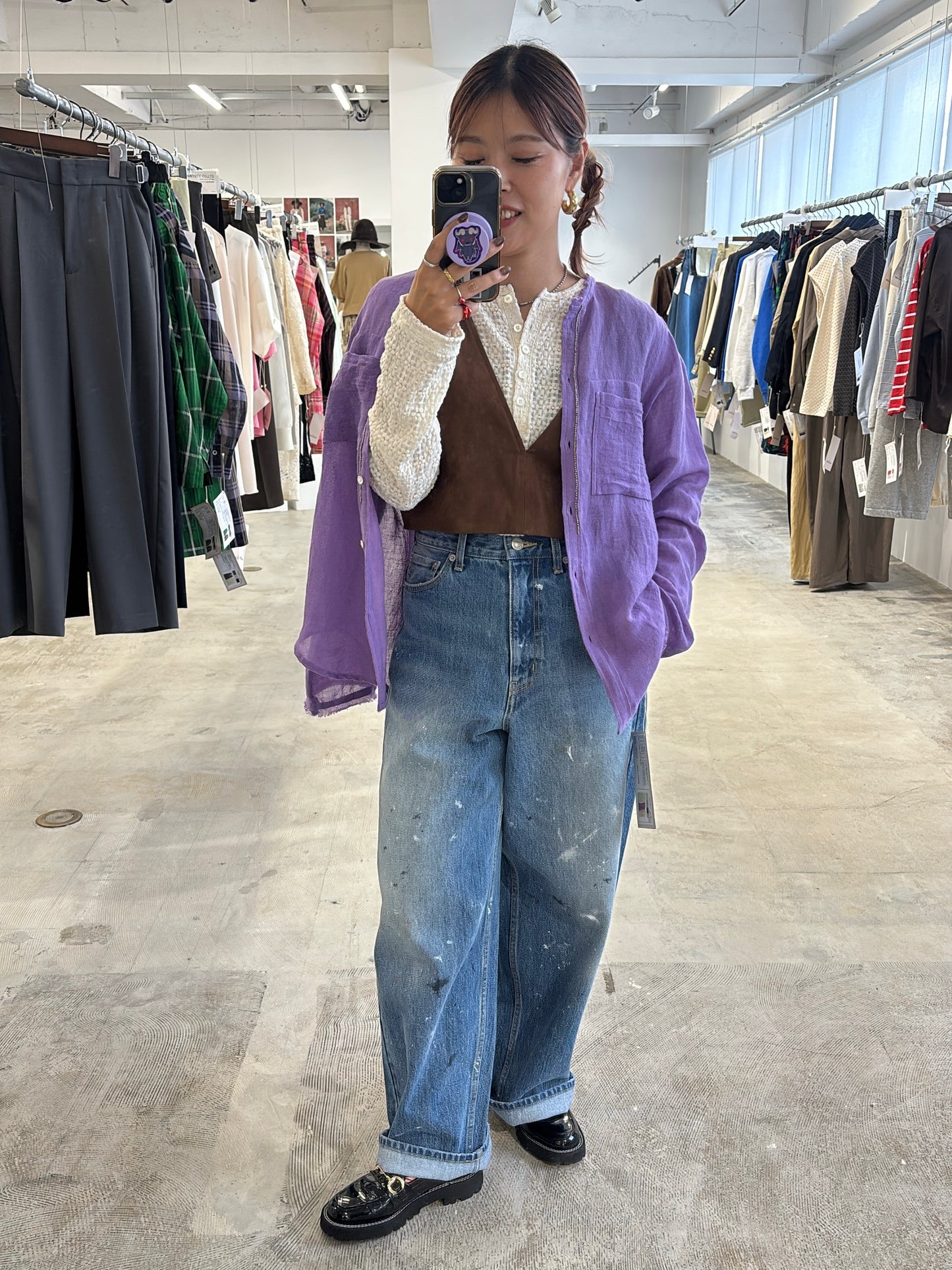 受付終了【予約販売】デニムパンツ／8613502／LE MÉLANGE