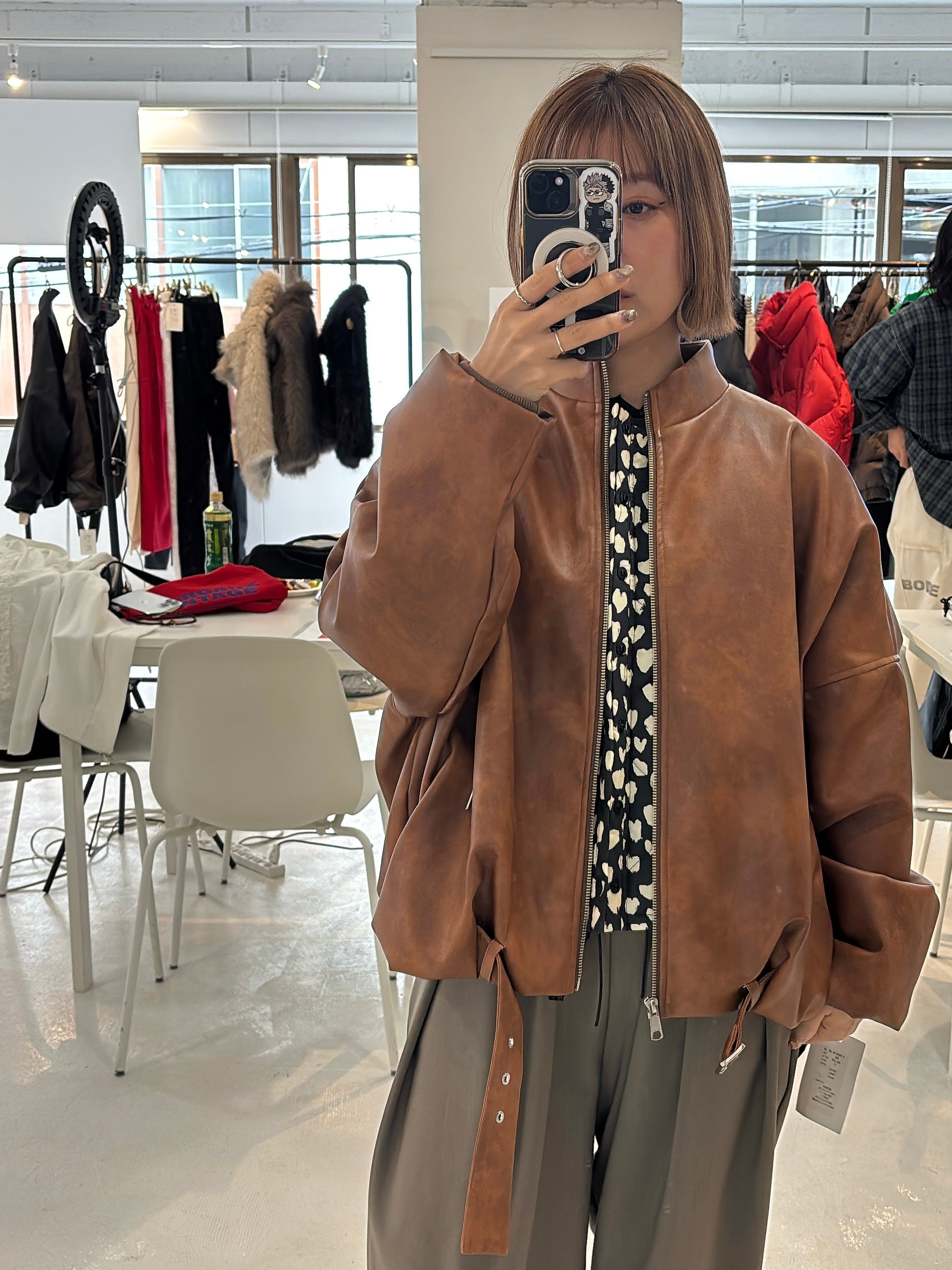 【予約⚡︎販売】レザーライダース／MG JK-26081-A／MARGAUX VINTAGE／2026 AW＃1