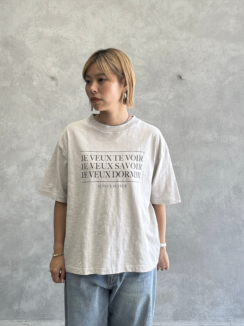 受付終了【予約販売】JE VEUX スラブTシャツ／ING