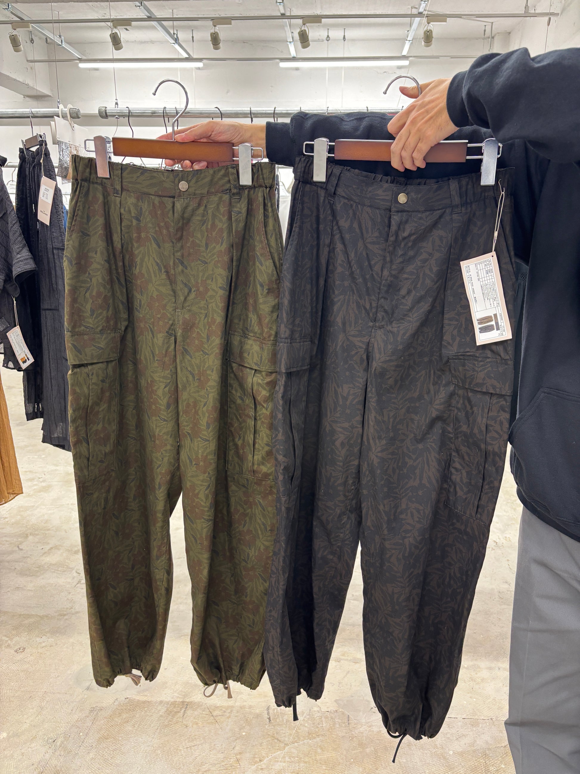 受付終了【予約販売】花柄プリントカーゴパンツ／8623505／LE MÉLANGE／2026 SS#2