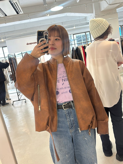受付終了【予約⚡︎販売】レザーライダース／MG JK-26081-A／MARGAUX VINTAGE／2026 AW＃1