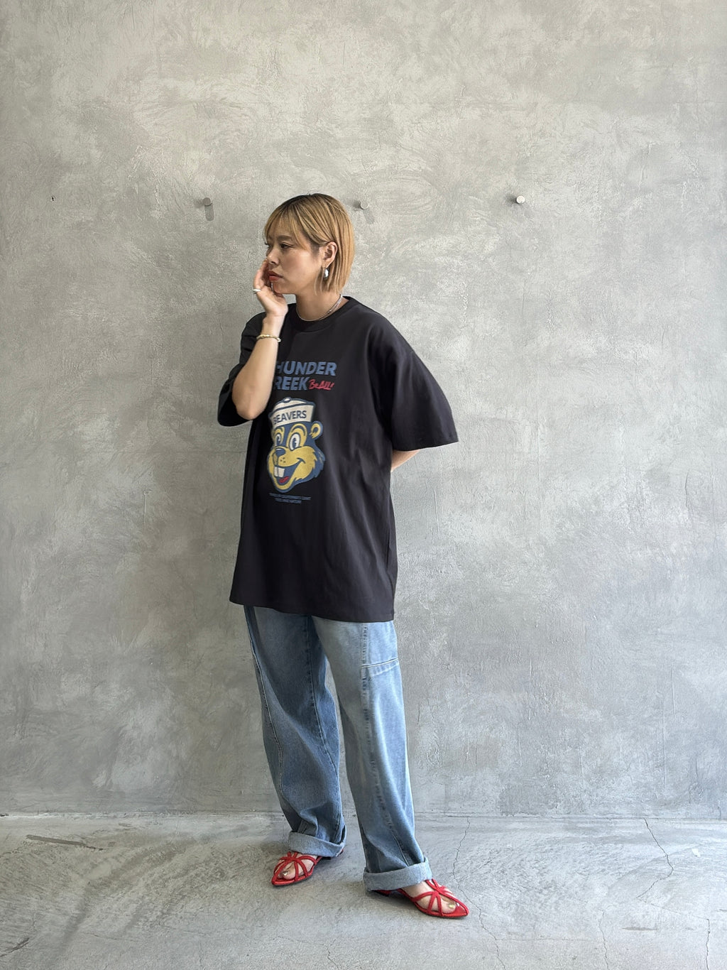 受付終了【予約販売】men'sサイズ／THUNDER CREEK Tシャツ／ING