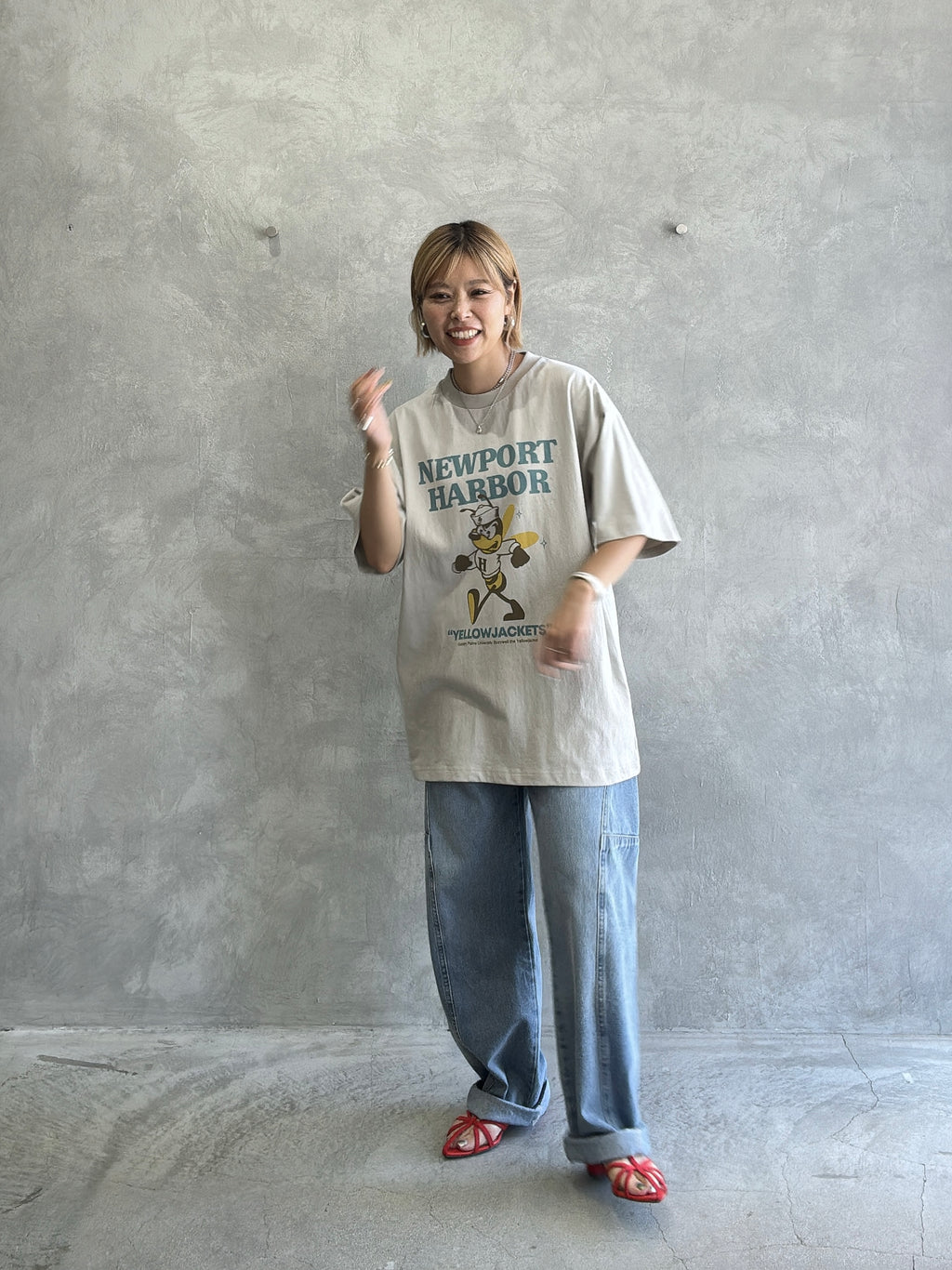 受付終了【予約販売】men'sサイズ／NEWPORT HARBOR Tシャツ／ING