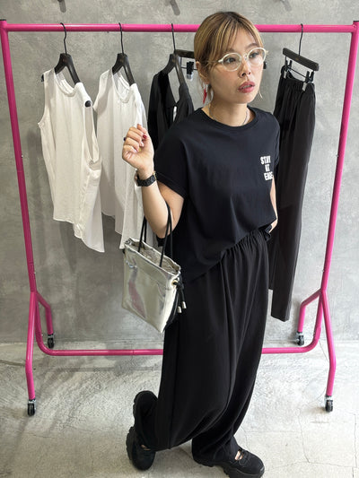 コンパクトプリントTシャツ／Dignite collier