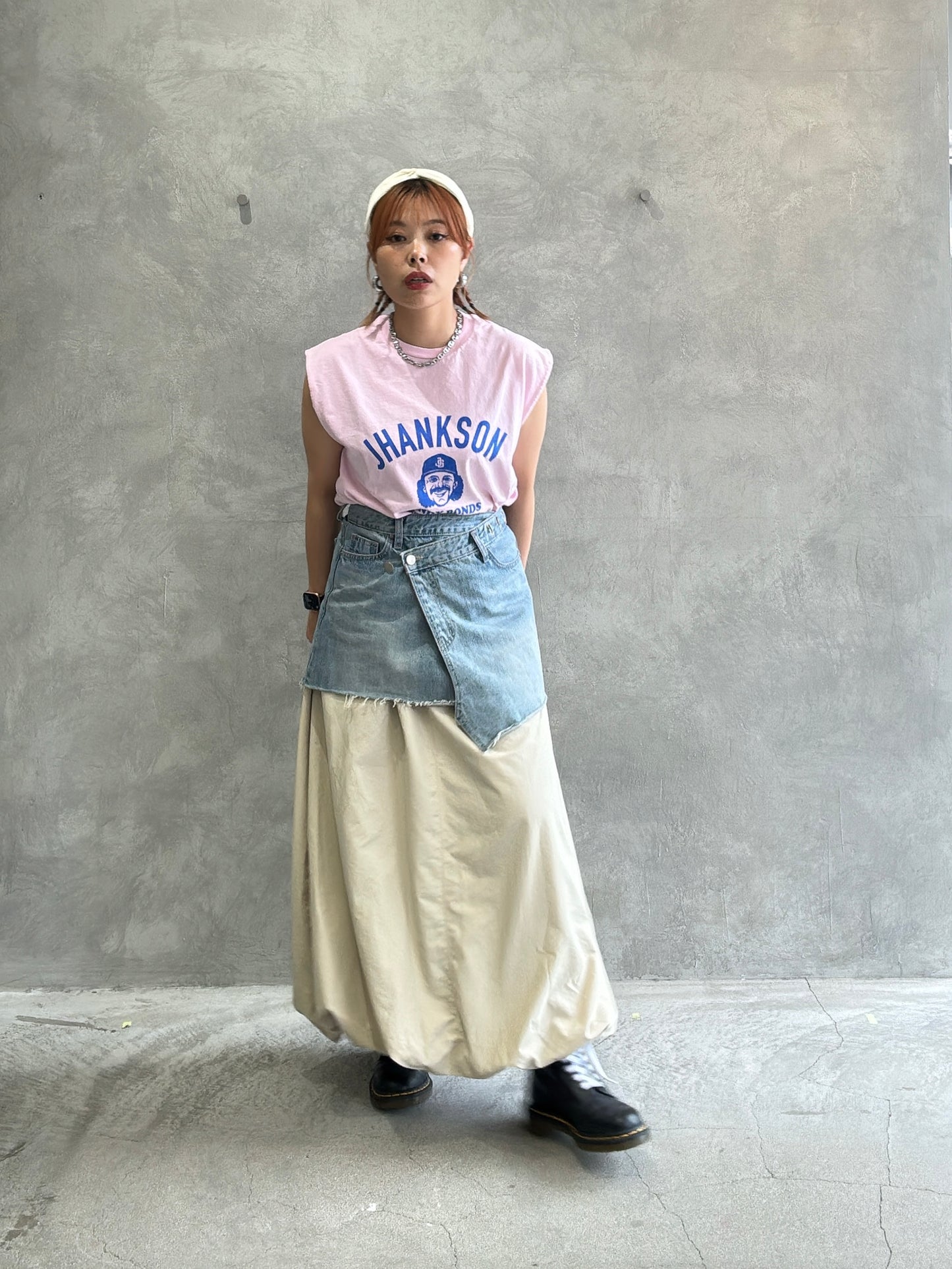 2wayナイロンバルーンスカート