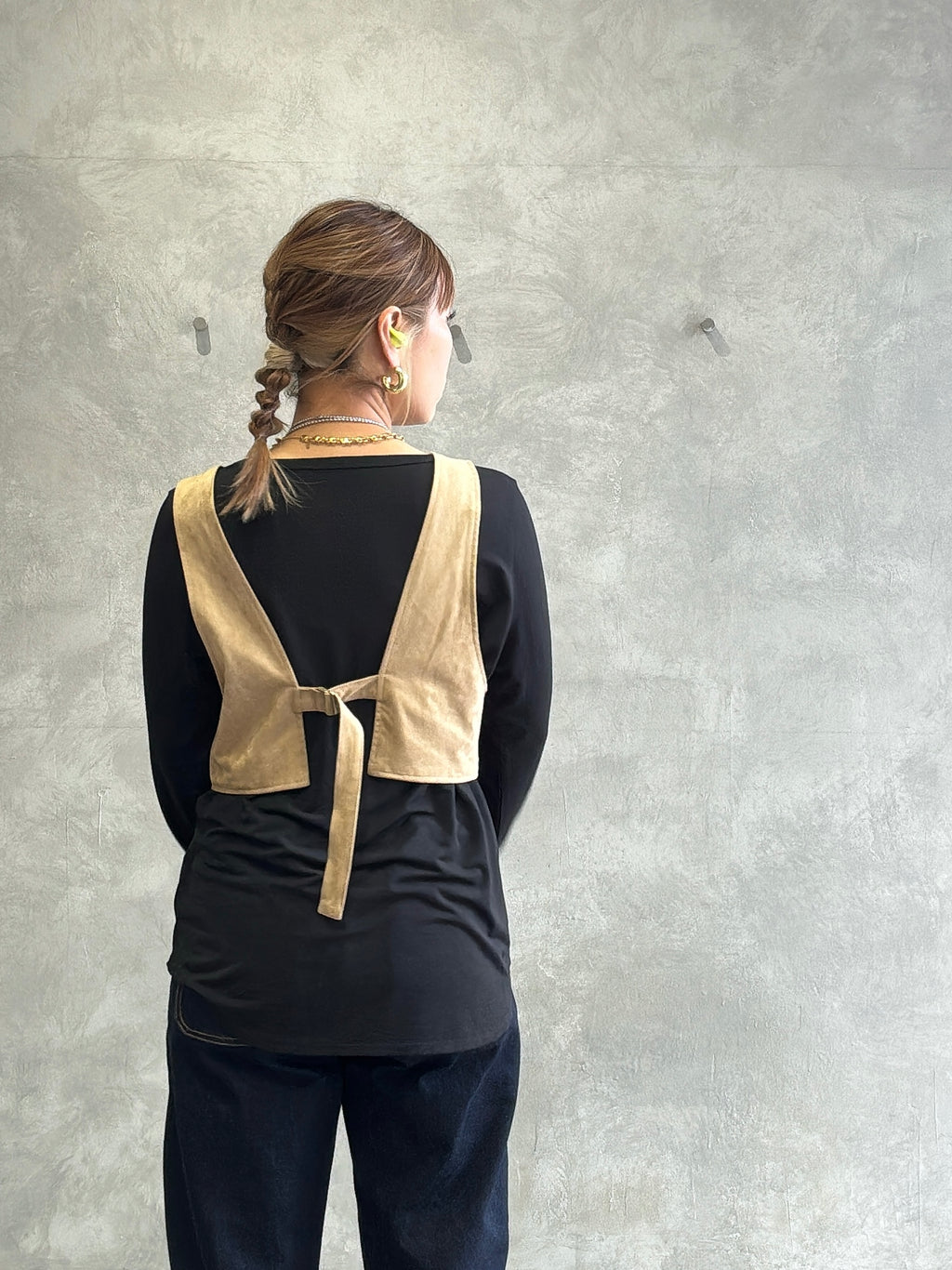 ECOスウェードベスチェ／8613701／LE MÉLANGE