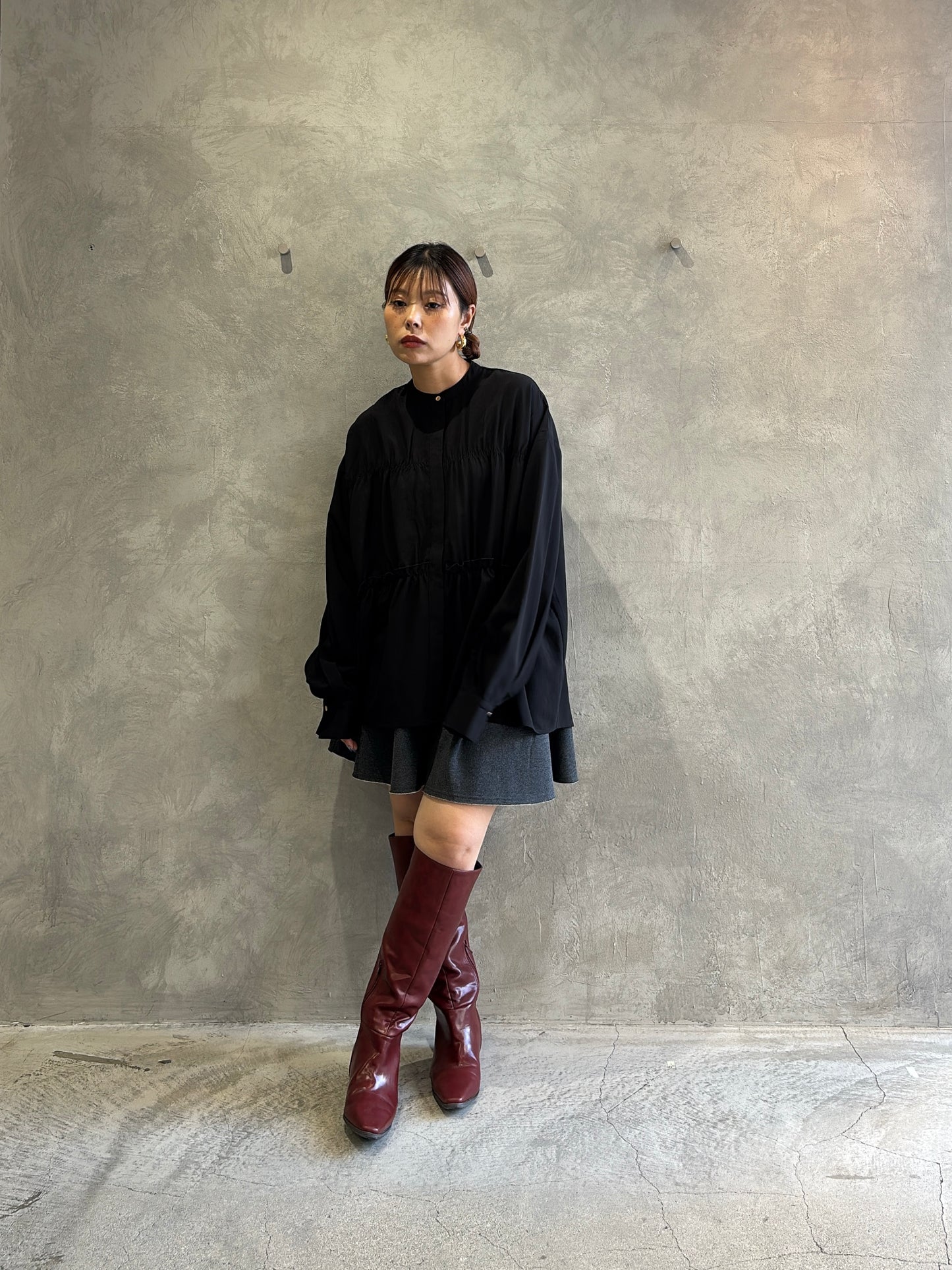 裏起毛フレアショーパン／VERSEAU