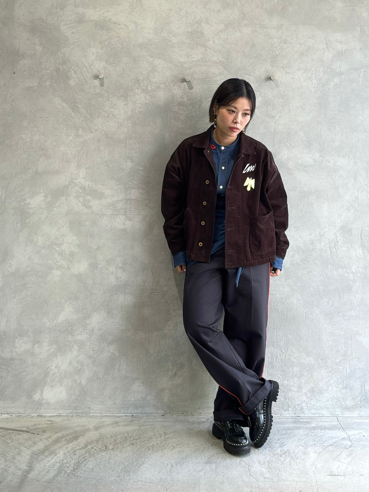 コットンコーデュロイカバーオール／#8643803／LE MÉLANGE／2026 AW #1