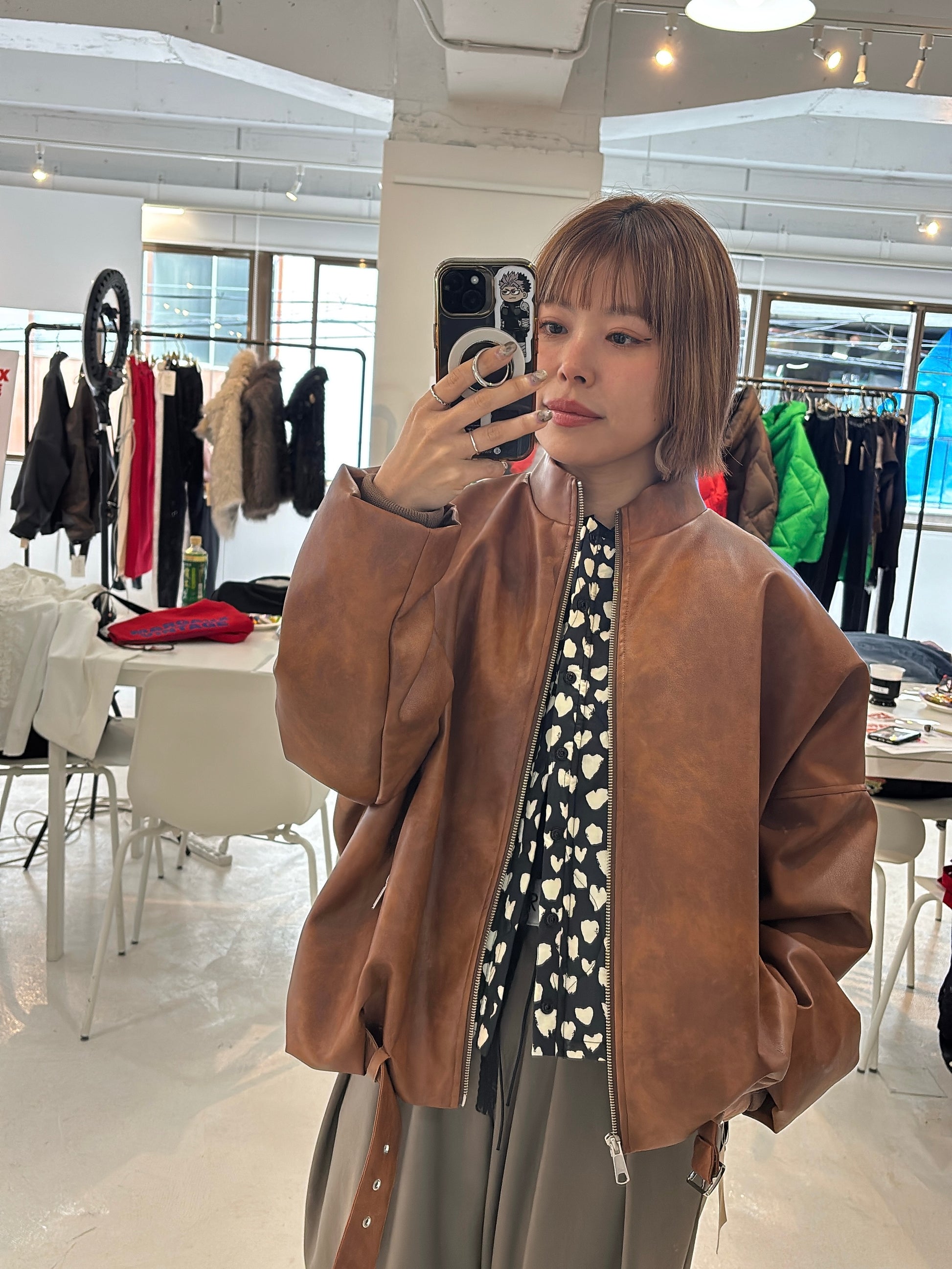 【予約⚡︎販売】レザーライダース／MG JK-26081-A／MARGAUX VINTAGE／2026 AW＃1